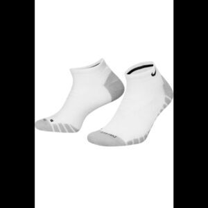 Nike Men's Everyday Max Dri Fit 1-Pair No-Show Socks White/Gray